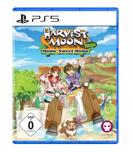 Harvest Moon - Home Sweet Home (Special Edition) für PS5 - Erlebe die Rückkehr nach Alba und verwandle das Dorf in eine blühende Gemeinschaft! Baue Freundschaften auf, züchte Tiere und genieße das einzigartige Hoverbike für schnellere Erkundungen.