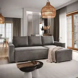 MASSENO Ecksofa mit Schlaffunktion Siles