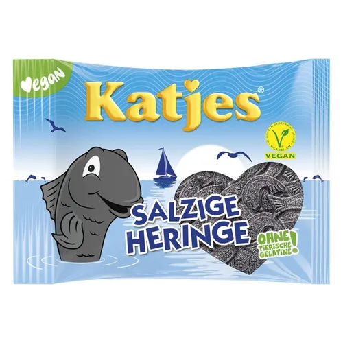Katjes Salzige Heringe 500g in schwarz von Katjes