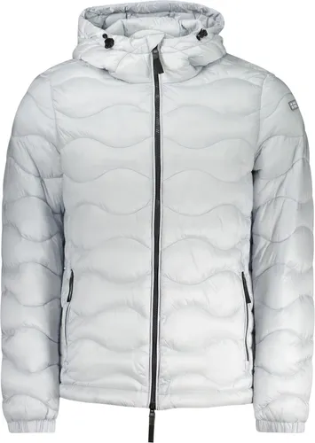 Herrenjacke Blau mit Kapuze und Reißverschluss - XL - Moderne blaue Herrenjacke mit Kapuze und Reißverschluss. Praktische 4 Taschen bieten viel Stauraum. Ideal für verschiedene Anlässe und schützt zuverlässig vor Wind und Wetter.