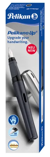 Füller Pelikan Pelikano Up M Rechtshänder Anthrazit 802 772 - Hochwertiger Füller für Rechtshänder, ideal für präzises Schreiben. Ergonomisches Design und langlebige Feder sorgen für ein angenehmes Schreiberlebnis.