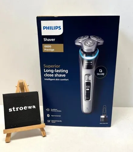 Philips Rasierer i9000 Prestige XP9205/30 - Herrenrasierer mit 3 rotierenden Scherköpfen für eine gründliche und sanfte Rasur. Ideal für anspruchsvolle Männer, die Wert auf Präzision und Komfort legen.