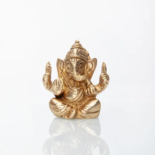 Ganesha Statue, Messing ca. 7 cm