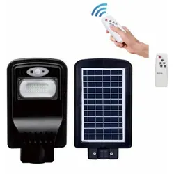 Straßenlaterne Leuchtturm LED 40W mit Solarpanel und Fernbedienung