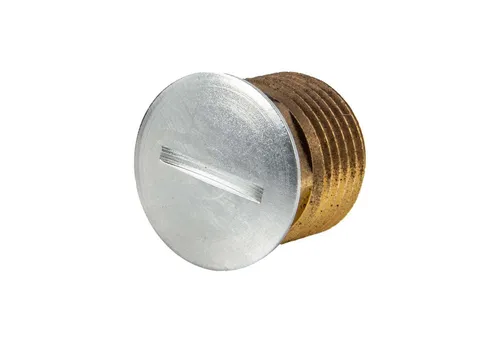 tecuro Gewindefitting Verschluss - Stopfen AG G 1/2 Zoll, optional mit Rosette, 1/2 Zoll