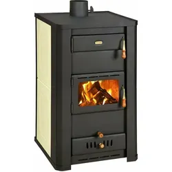 Prity S3 W21 Kaminofen, Holzofen Wasserführend 26 kW