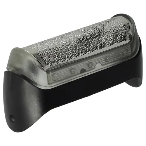 vhbw Scherfolie kompatibel mit Braun Z30, Z40, Z2000, Z70, Z5, Z4 Elektrorasierer + Rahmen, schwarz/Silber