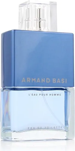 Armand Basi L'Eau Pour Homme Eau de Toilette 75 ml - Eau de Toilette für Herren, inspiriert vom Mittelmeer, vereint Frische und Leidenschaft mit eleganten Noten von Bergamotte und Muskatnuss – ideal für den modernen Mann.