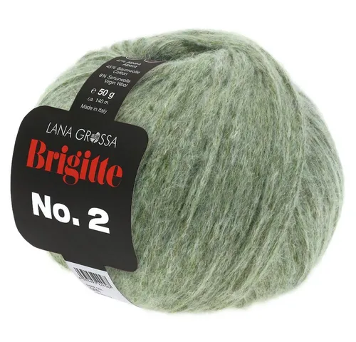 LANA GROSSA BRIGITTE NO. 2 Häkelwolle, 140 m (hochwertige Mischung aus Schurwolle, Baumwolle und Alpaka), 50 g