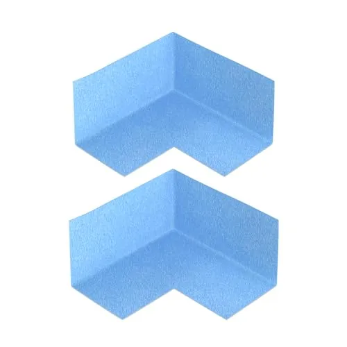 Isolbau Innenecke P3 Blau - 2 Stück - Wasserdichtes Eck-Dichtband für Sanitär, Dusche, Bad, Fliesen, Balkon Eckabdichtung Dichtecke Abdichtung für Innen- & Außenbereich