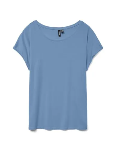 VERO MODA Damen Vmava Plain Ss Top Ga JRS Noos, Allure, X-Small