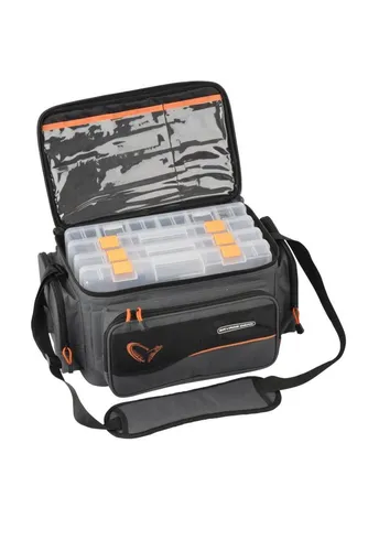 Savage Gear System Box Bag L 4 boxes (24x47x30cm) Kunstköder Tasche