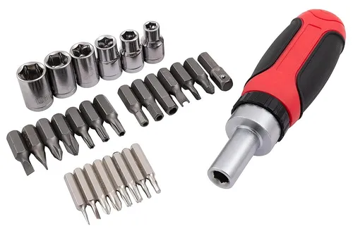 MC POWER - Schraubendreher und Ratschen-Schlüssel Set | SM-90030 | 30-teilig