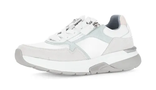 rollingsoft Keilsneaker, Freizeitschuh mit gepolstertem Schaftrand in Weiß, Größe 36 EU
