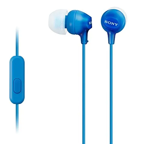 Sony MDR-EX15APLI In-Ear-Kopfhörer blau in blau von Sony