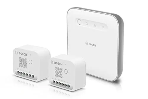 Bosch Smart Home Starter Set Licht-/Rollladensteuerung II zur Steuerung der Beleuchtung, Rollläden/Jalousien/Markisen, kompatibel mit Amazon Alexa, Google Assistant und Apple HomeKit
