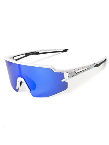 ROCKBROS Polarisierte Fahrradbrille mit UV-Schutz - Sportbrillen für Radsportler, mit polarisierenden TAC-Gläsern zur Reduzierung von Blendung und UV400-Schutz für optimale Augensicherheit. Ideal für Brillenträger dank Korrektureinsatz.