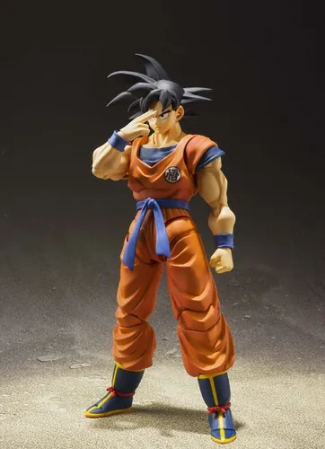 Bandai Dragon Ball Z Son Goku V.2 (Bogenzelle) SH Figuarts - Action- & Spielfiguren, detailgetreue Nachbildung von Son Goku mit beweglichen Gelenken für dynamische Posen.