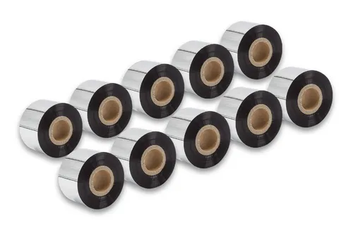 vhbw Fax Thermotransfer-Rolle passend für Zebra ZM600, Z-Serie, ZM400, Z6M+ Thermodrucker