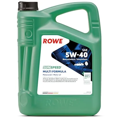 Rowe Motoröl SUNSPEED MULTI FORMULA SAE 5W-40 - Hochleistungsmotoröl für optimale Motorperformance, ideal für PKW und Nutzfahrzeuge, schützt vor Verschleiß und sorgt für effizienten Kraftstoffverbrauch.