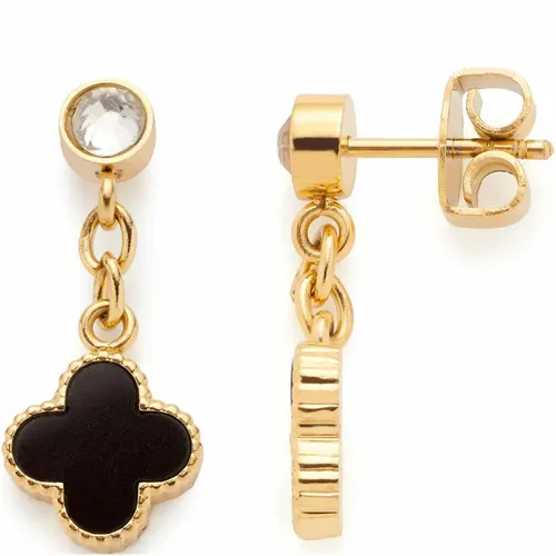 Leonardo Jewels Ohrstecker Schwarz Minelli 2er Set in gold von LEONARDO