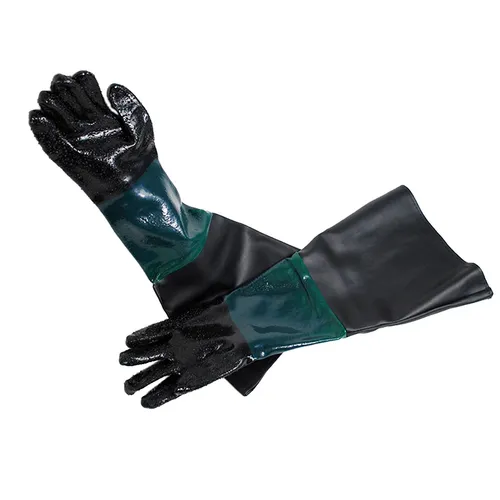 Handschuhe für 420 Liter Sandstrahlgerät Sandstrahlhandschuhe Sandstrahlkabine