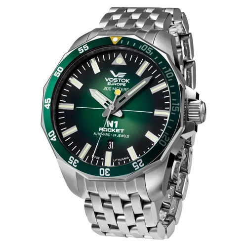 Vostok Europe Rocket N-1 NH35A-225A710B – Sportliche Herrenuhr