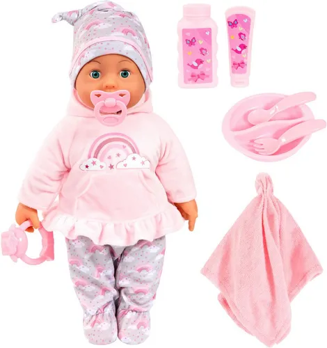 Bayer Babypuppe Bambolina 46 cm mit interaktiven Funktionen