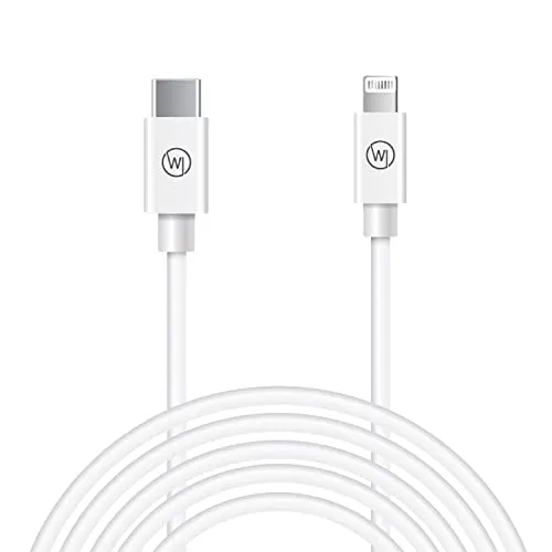 Wicked Chili 1m USB-C auf Lightning Ladekabel kompatibel mit iPhone 14, 13, 12, 11 Pro, Plus, Max, Mini, iPad und MagSafe Ladegerät, PD 3.0 Fast Charge Kabel (Schnelladekabel MFI zertifiziert)