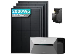 Solarmars® 2000W Balkonkraftwerk mit Speicher - Anker SOLIX Solarbank 2 E1600 pro - Erneuerbare Energie: Effizientes 2000W Balkonkraftwerk mit integriertem Speicher, ideal für nachhaltige Energiegewinnung zu Hause.
