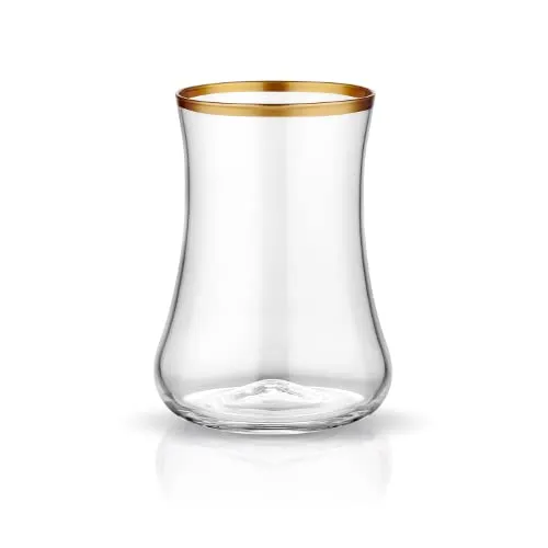 Koleksiyon Teeglas mit Goldrand 6er Set / 165ml