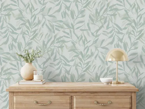 Marburg Vliestapete Tapete Leaf Luxe, geprägt, floral, moderne Vliestapete für Wohnzimmer Schlafzimmer Küche