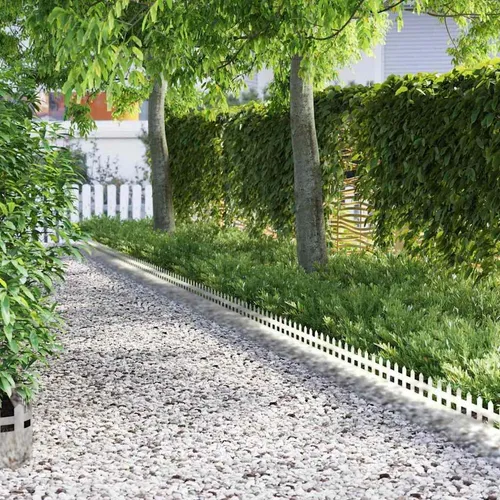 vidaXL Rasenkanten 10 pcs Silber 103 x 0,05 x 22 cm Verzinkter Stahl