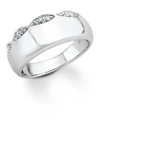s.Oliver Damenring Silber 925 Gr. 54 mit Zirkonia von s.Oliver