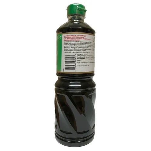 SOJAS.LESSS. KK 1000 ML PF - Sojasauce in der praktischen 1000 ML Flasche, ideal für asiatische Gerichte und verleiht Speisen einen authentischen Geschmack.