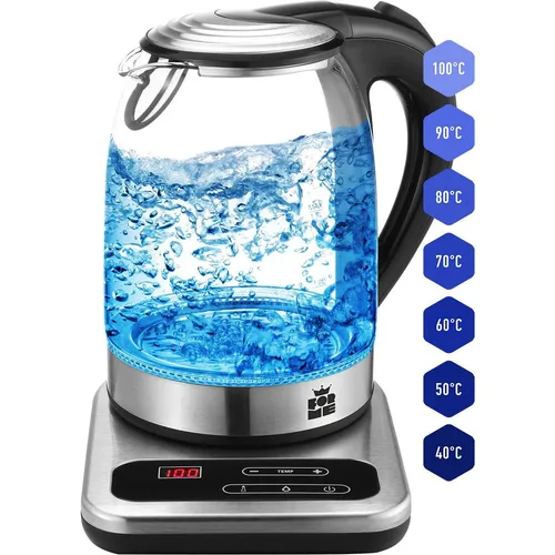 ForMe Elektrischer Wasserkocher aus Glas 1,7 I