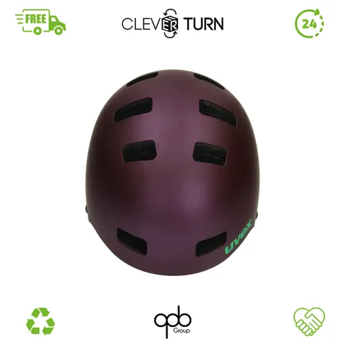 uvex kid 3 cc - robuster Fahrradhelm für Kinder, plum-mint, 51-55 cm - Fahrradhelme mit innovativer Hardshell-Technologie, 10 Ventilationsöffnungen und individueller Größenanpassung für optimalen Schutz und Komfort.