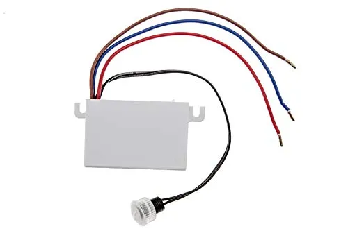 HUBER Twilight 2 Dämmerungsschalter aussen, Dämmerungssensor einstellbar [5-50 Lux], Sensor IP44 geschützt I Einbau Dämmerung Schalter, 230V