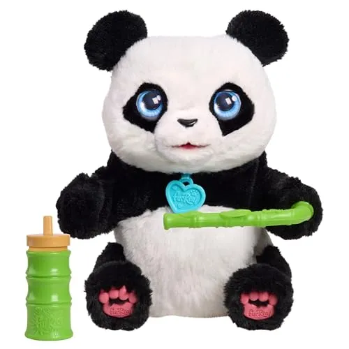 Just Play furReal Coco, der Panda, interaktives Plüschtier, über 60 Geräusche & Reaktionen, 27cm Kinderspielzeug ab 4 Jahren