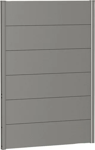 Biohort Sichtschutz, ca. B100/H135 cm, Quarzgrau