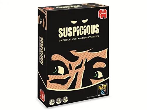 Jumbo Spiele Suspicious Partyspiel ab 10 Jahren – Gesellschaftsspiel für 4 bis 8 Spieler - von den Machern von Party & Co.