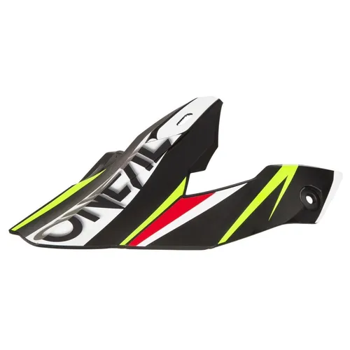 O'NEAL Helmschild 7Series Chaser Schwarz/Weiß - Hochwertiges MX Helmschild von O'NEAL für optimalen Schutz und Stil. Einheitsgröße, ideal für Erwachsene, perfekt für Motorradfahrer, die Wert auf Qualität legen.