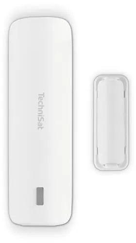 TechniSat TECHNISMART Tür/Fensterkontakt - Erweiterung für Alarmsystem - Komplettsysteme mit einfacher Montage und kabellosem Batteriebetrieb. Alarm bei Diebstahl oder Manipulationsversuch für mehr Sicherheit in Ihrem Zuhause.