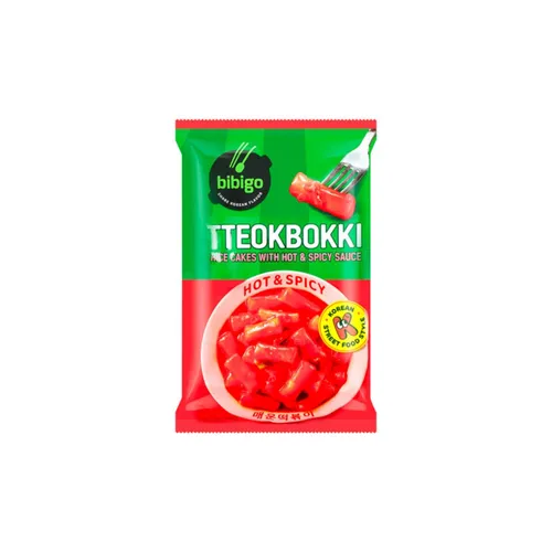 Bibigo Tteokbokki Rice Cake with Hot Sauce 360g