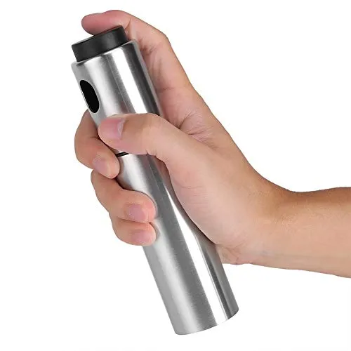 Ölsprüher Edelstahl Sprühflasche Spender Kochen Backen Braten Grillen Braten Supugh Werkzeuge Tunnel Butanbutt Katzenspielzeug für Debossele Corrier
