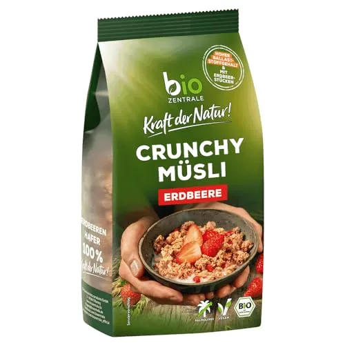 biozentrale Crunchy Müsli Erdbeere, 375 g