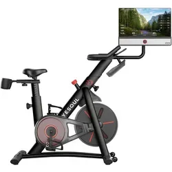 yesoul Speedbike G1M Plus & MAX - FHD Heimtrainer mit VoD Kursen - Fahrradergometer mit 1080P FHD-Display, 4×30W Lautsprechern und Zugang zu Kinomap & Zwift für ein interaktives Trainingserlebnis.