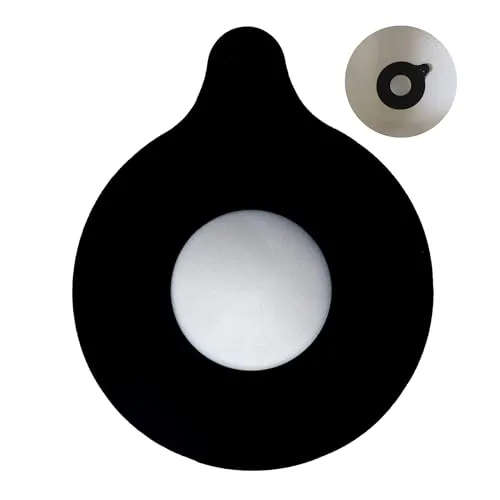 Universal Stöpsel, 1 Stück, Schwarz, Ø 13 cm Stopfen, Silikon Abflussstöpsel mit Saugnapf, Ablaufstopfen für bis Ø 90mm Abflüsse, Ablaufstöpsel für Badewanne, Dusche, Waschbecken, Spüle, Ventilstopfen