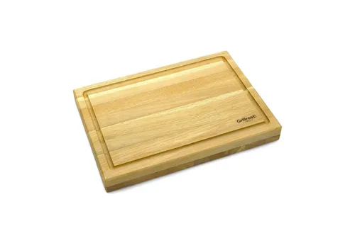 Grillrost.com BBQ Grillrost – Hochwertiges Schneidebrett Made in Germany - Grillroste Kategorie: 4cm starkes Buchenholz mit gefräster Saftrille, geschliffen und dreifach geölt. Handgefertigt vom Schreiner, ideal für sicheres Schneiden und Grillen.