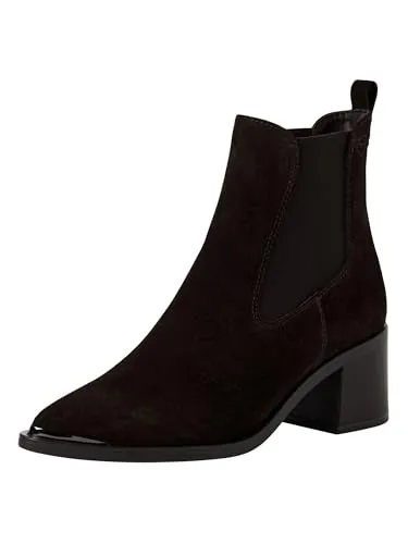 Tamaris Damen 1-25301-45 Chelsea-Stiefel, Mocca, 40 EU - Wanderschuhe mit modernem Chic und 60 mm Blockabsatz für Komfort. Die Touchit-Funktion sorgt für perfekten Sitz und die elastischen Einsätze erleichtern das An- und Ausziehen.
